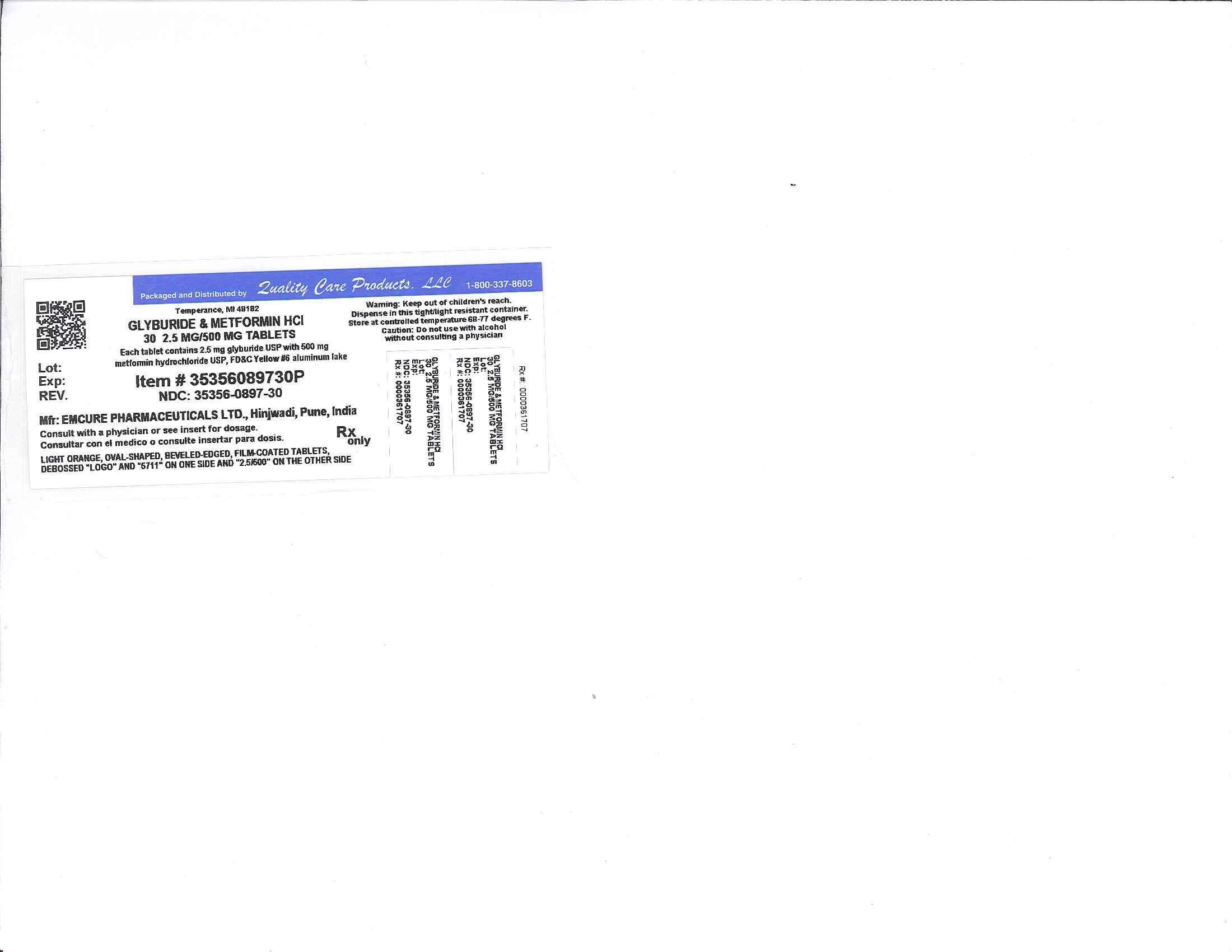 Glyburide and Metformin Hydrochloride